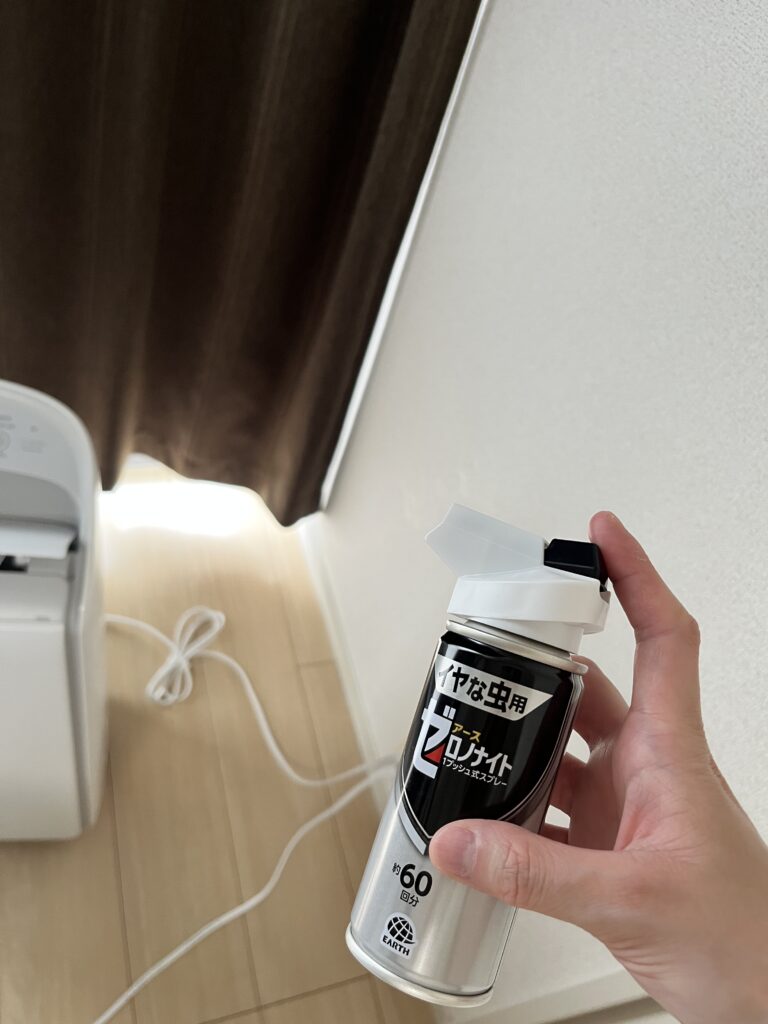 ゼロノナイト1プッシュ式使い方